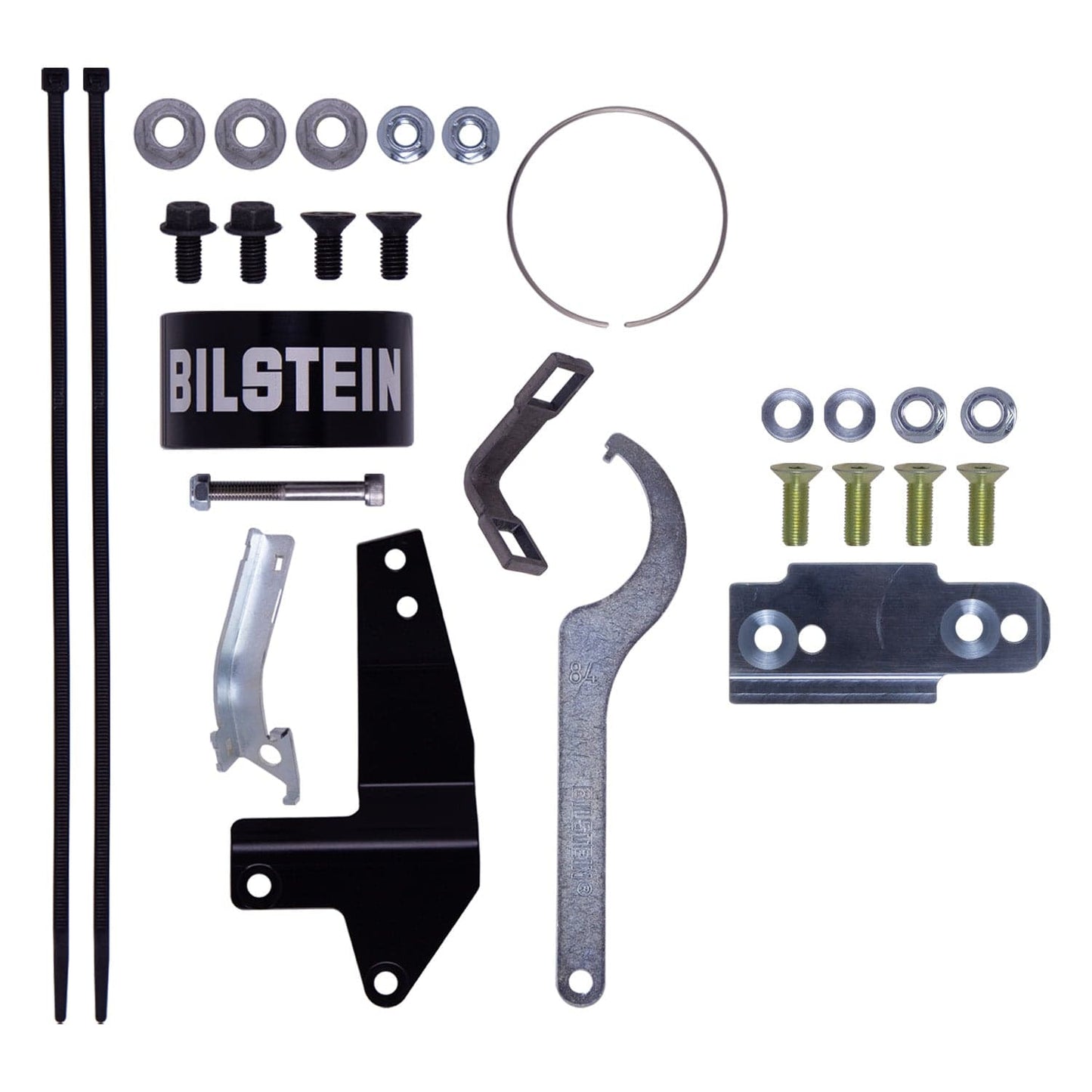 Bilstein B8 8112 (ZoneControl CR) Front Left Shock Absorber and Coil Spring Assembly for 2003-2009 Lexus GX470 - 22.80 in. Extended, EVO Grey