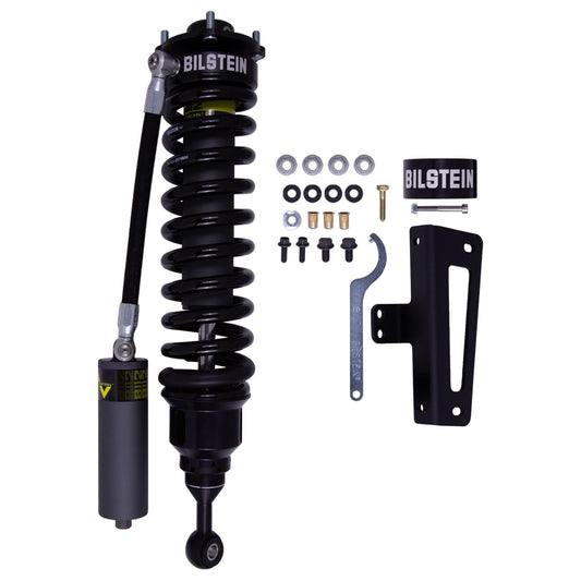 Bilstein B8 8112 (ZoneControl CR) Front Left Shock Absorber and Coil Spring Assembly for 2007-2021 Toyota Tundra 4WD - 25.79 in. Extended, EVO Grey