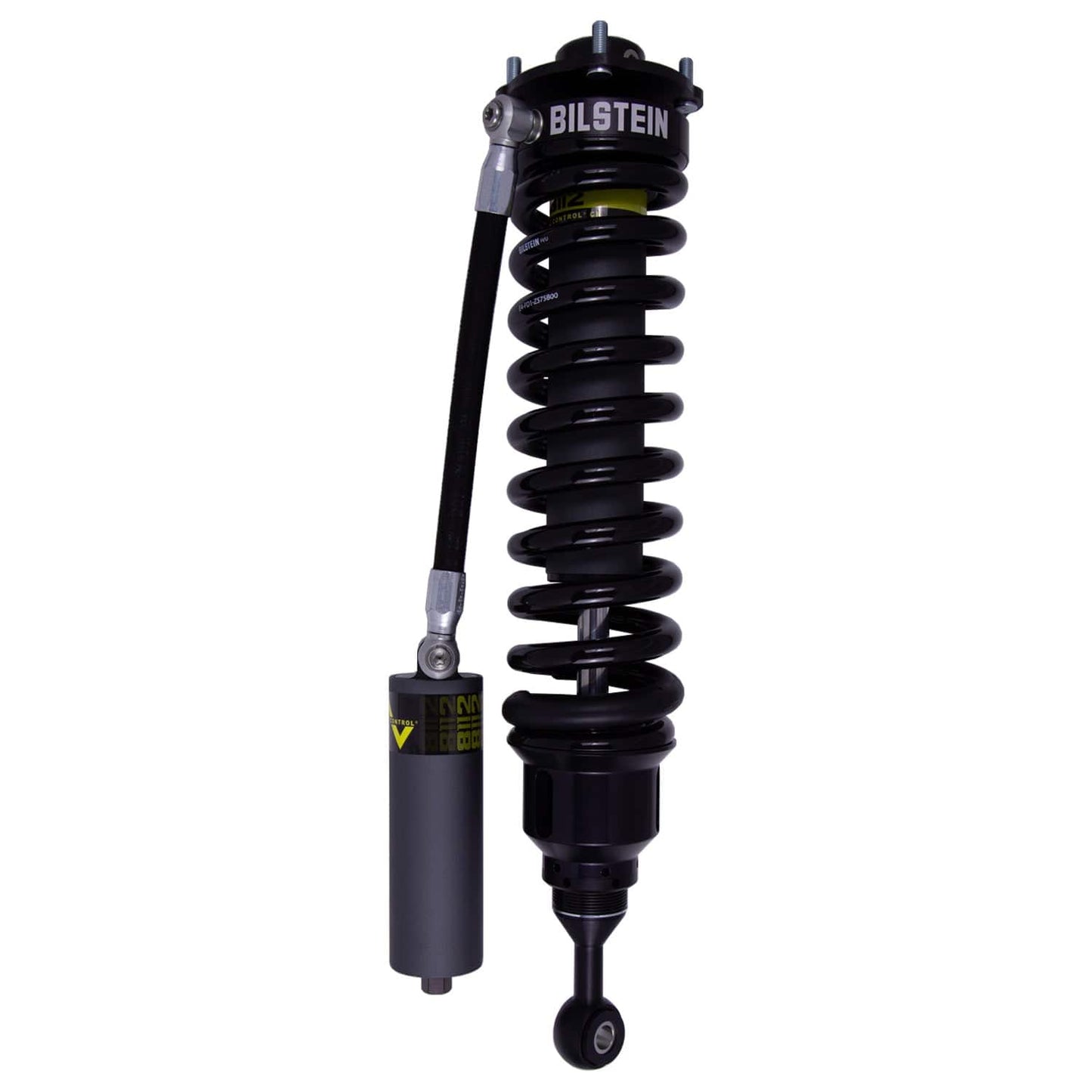 Bilstein B8 8112 (ZoneControl CR) Front Left Shock Absorber and Coil Spring Assembly for 2007-2021 Toyota Tundra 4WD - 25.79 in. Extended, EVO Grey