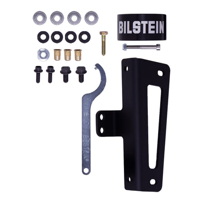 Bilstein B8 8112 (ZoneControl CR) Front Left Shock Absorber and Coil Spring Assembly for 2007-2021 Toyota Tundra RWD - 25.79 in. Extended, EVO Grey