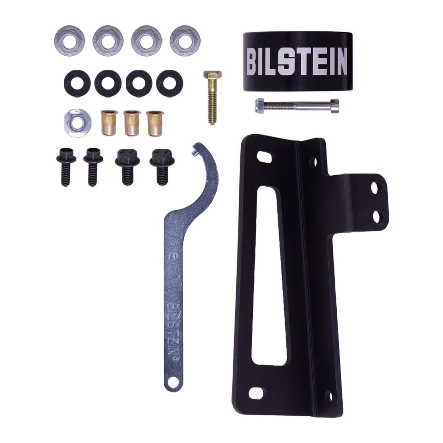 Bilstein B8 8112 (ZoneControl CR) Front Right Shock Absorber and Coil Spring Assembly for 2007-2021 Toyota Tundra 4WD - 25.79 in. Extended, EVO Grey
