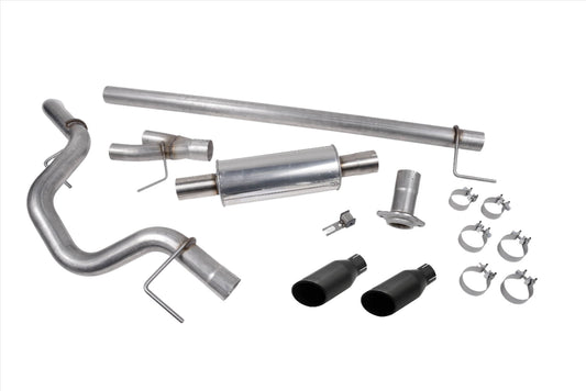 Roush For 21-25 Ford F-150 5.0L V8 Catback Exhaust W/ Black Tips - 422266-BLK