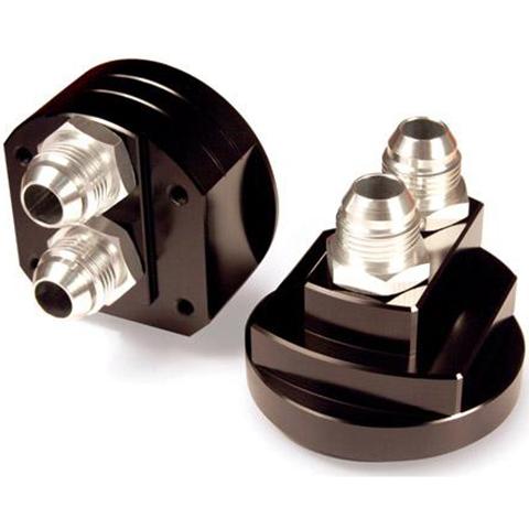 BLOX Racing Oil Filter Relocation Kits (Polished) - BXGA-00115-PO