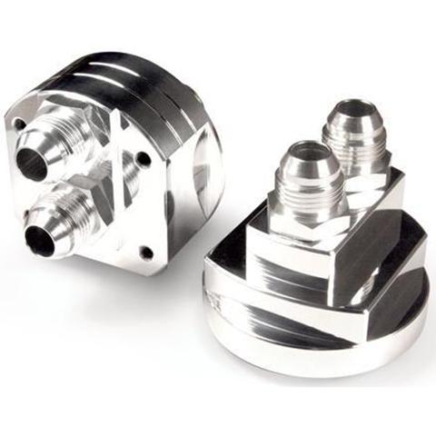 BLOX Racing Oil Filter Relocation Kits (Polished) - BXGA-00115-PO