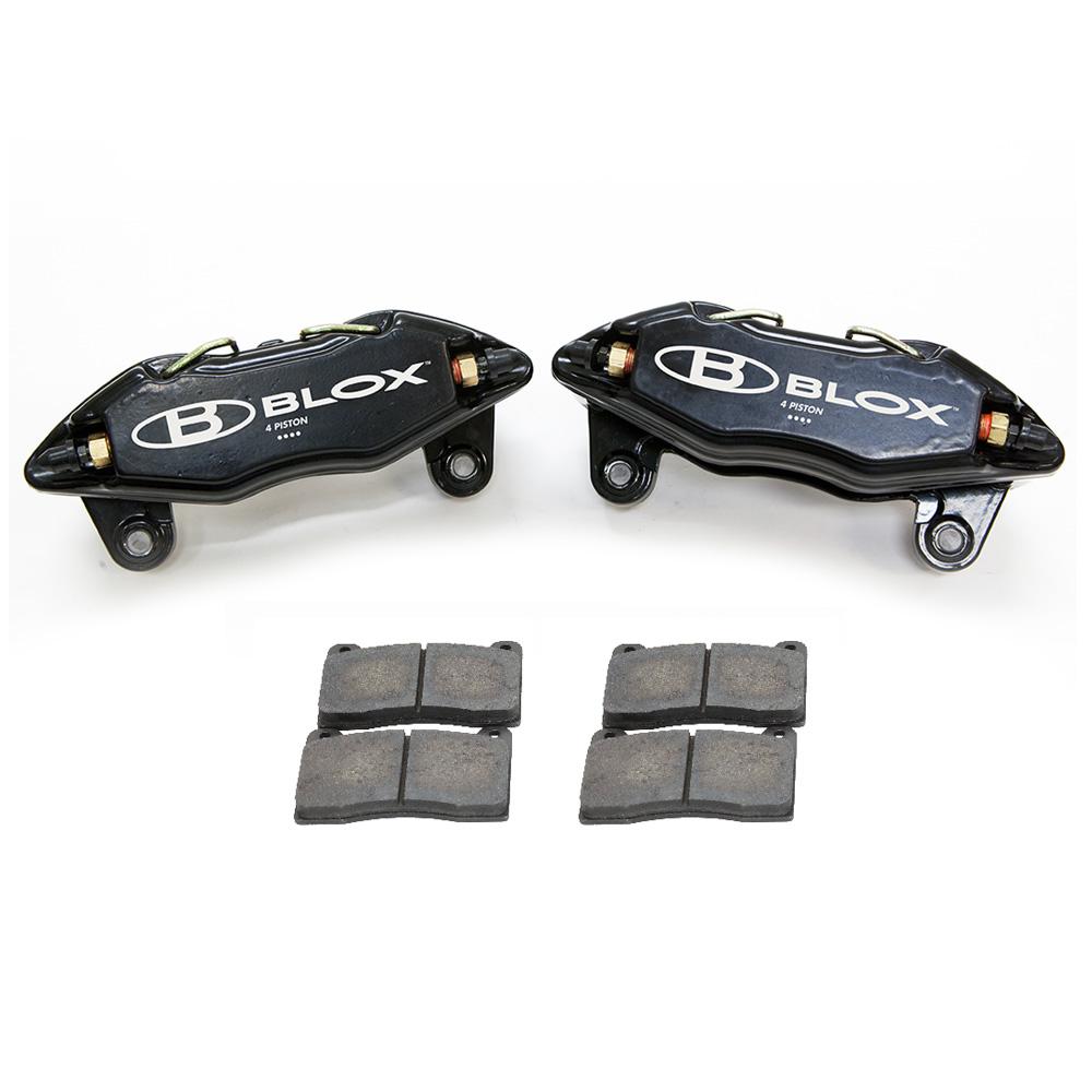 BLOX Racing Forged 4-piston Front Calipers with Pads (BXBS-10500)