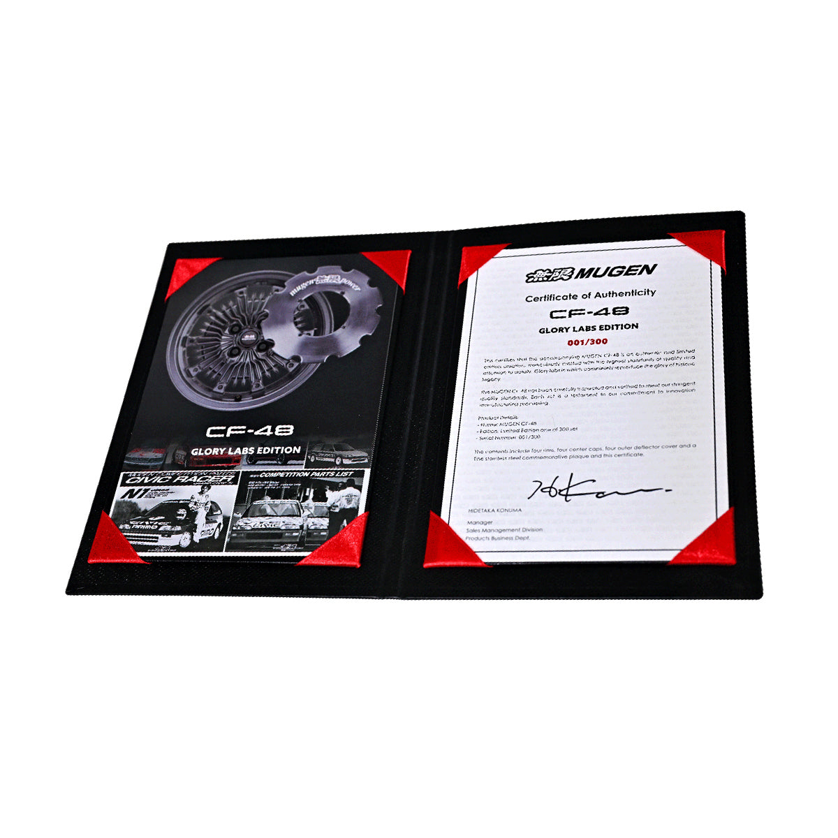 Mugen CF-48 Glory Labs Edition 15x7 +40 4x100 Silver (SET)