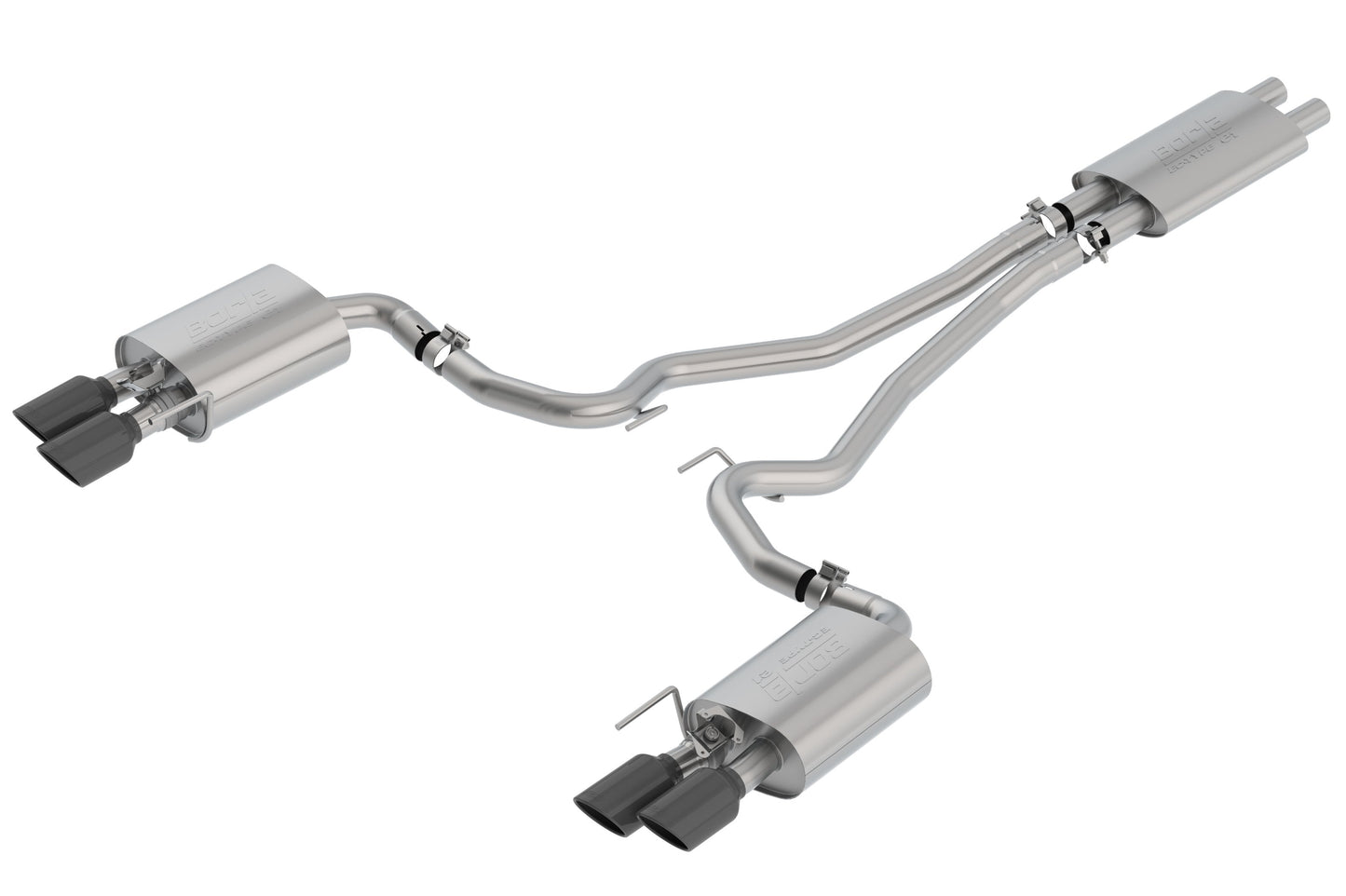 Borla Cat-Back Exhaust System - ECE Approved - Touring | 2018-2020 Ford Mustang 5.0L (1014045)