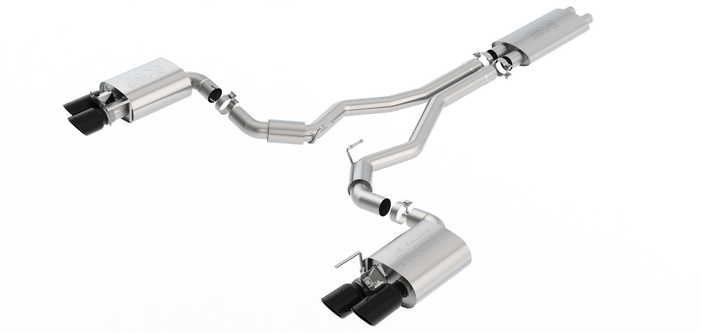 Borla Cat-Back Exhaust System - ECE Approved - Touring | 2018-2020 Ford Mustang Coupe 5.0L (1014046)