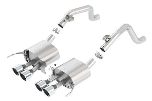 Borla Axle-Back Exhaust System - ATAK | 2014-2019 Chevrolet Corvette 6.2L (11869)