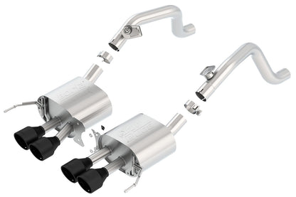 Borla Axle-Back Exhaust System - ATAK | 2014-2019 Chevrolet Corvette 6.2L (11869)