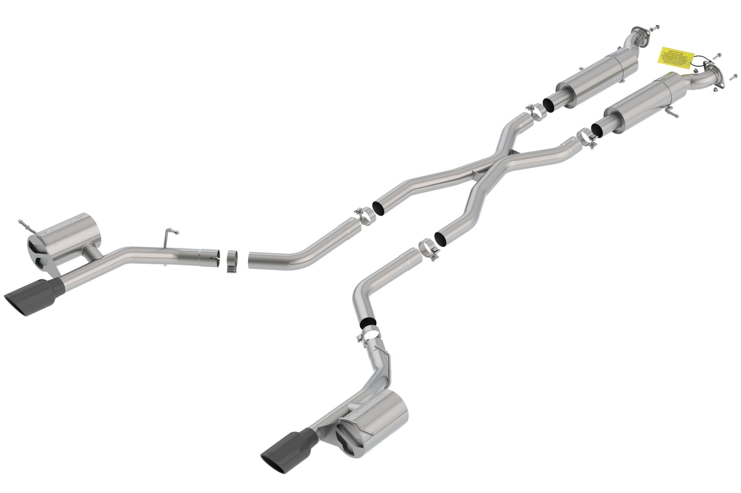 Borla Cat-Back Exhaust System - S-Type | 2018-2020 Dodge Durango SRT 6.4L (140791)