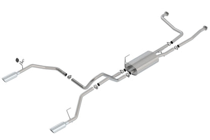 Borla Cat-Back Exhaust System - S-Type | 2017-2020 Nissan Titan 5.6L (140796)