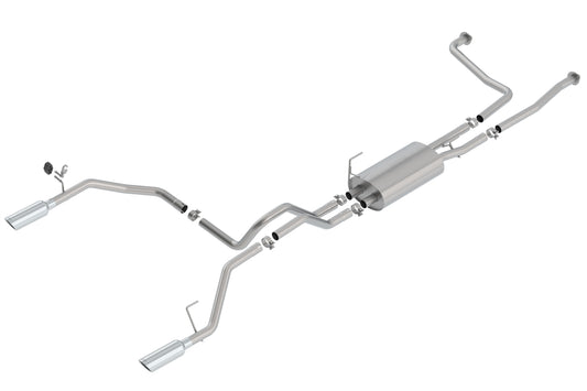 Borla Cat-Back Exhaust System - S-Type | 2017-2020 Nissan Titan 5.6L (140796)