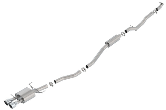 Borla Cat-Back Exhaust System - S-Type | 2017-2020 Honda Civic Si 1.5L Turbocharged (140803)