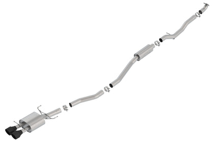 Borla Cat-Back Exhaust System - S-Type | 2017-2020 Honda Civic Si 1.5L Turbocharged (140803)