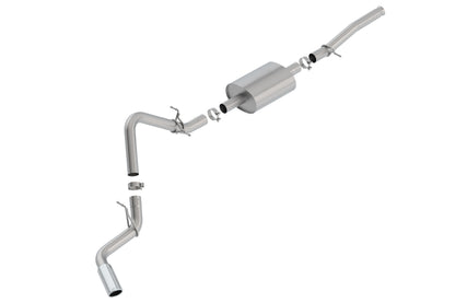 Borla Cat-Back Exhaust System - S-Type | 2017-2020 Chevrolet Silverado 1500 Standard Cab Pickup 5.3L (140805)