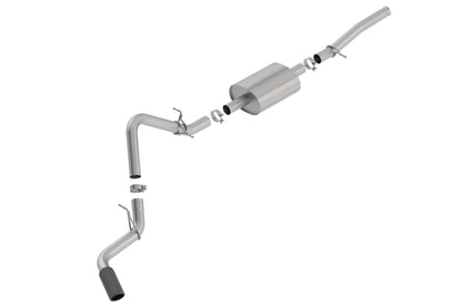 Borla Cat-Back Exhaust System - S-Type | 2017-2020 Chevrolet Silverado 1500 Standard Cab Pickup 5.3L (140805)