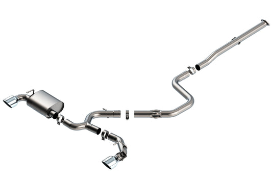 Borla Cat-Back Exhaust System - ATAK | 2019-2020 Hyundai Veloster N 2.0L Turbocharged (140832)