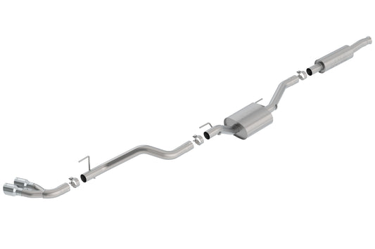 Borla Cat-Back Exhaust System - S-Type | 2020-2020 Jeep Gladiator 3.6L (140812)