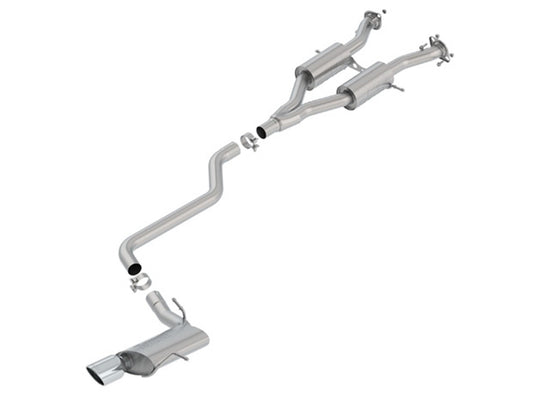 Borla Cat-Back Exhaust System - S-Type | 2014-2020 Jeep Grand Cherokee 3.6L (140748)