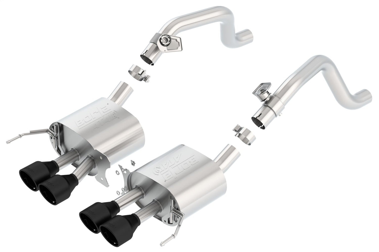 Borla Axle-Back Exhaust System - ATAK | 2014-2019 Chevrolet Corvette 6.2L (11863)