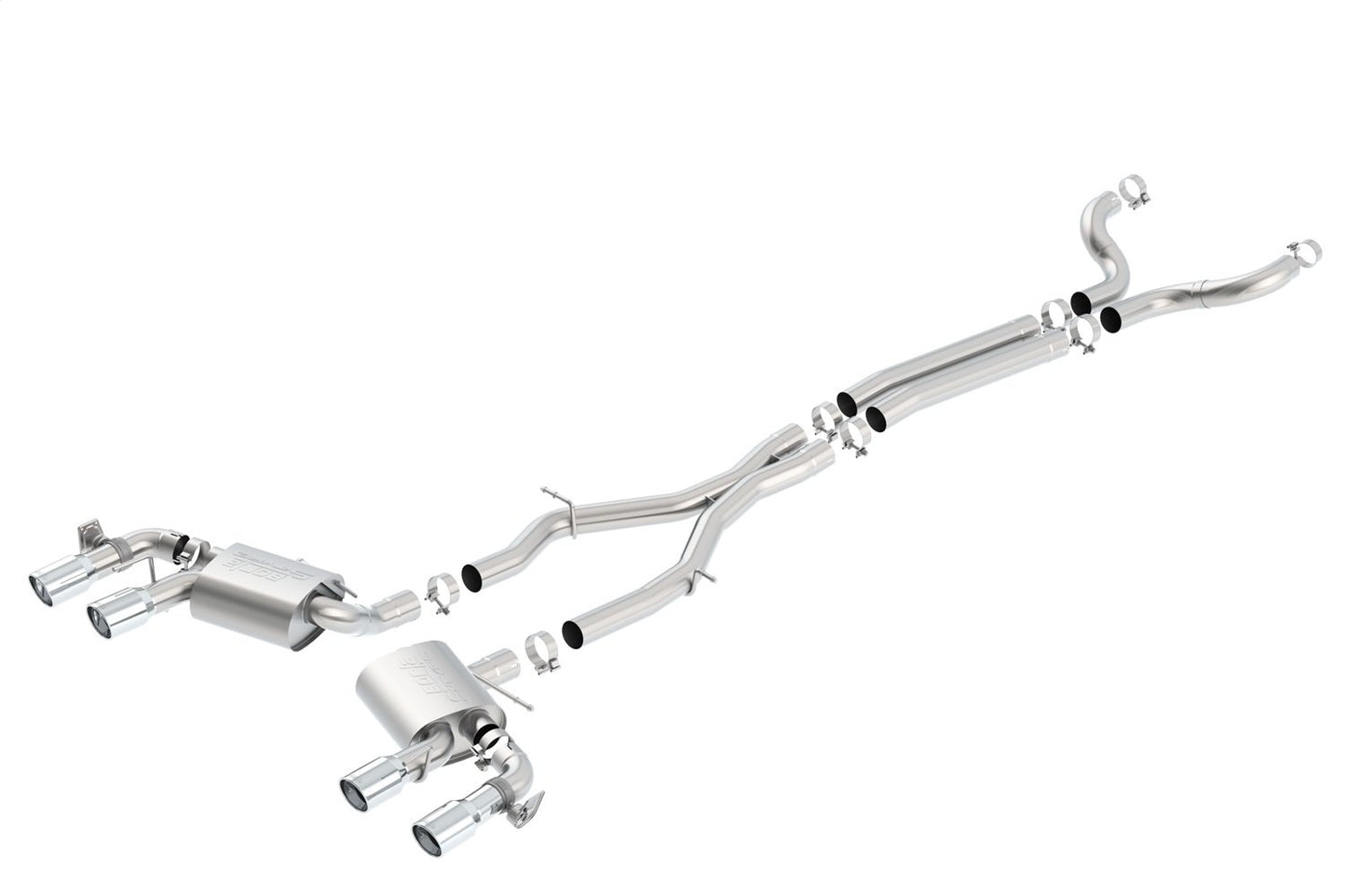 Borla Cat-Back Exhaust System - S-Type | 2017-2020 Chevrolet Camaro ZL1 6.2L (140726)