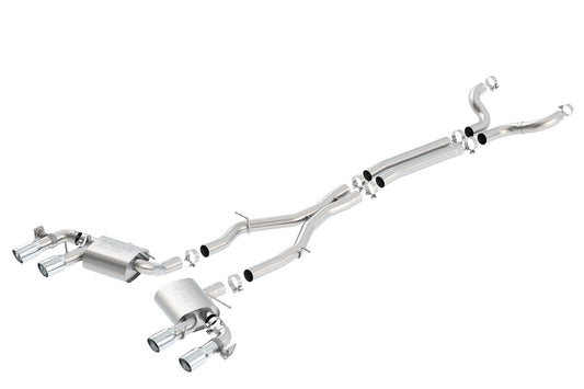 Borla Cat-Back Exhaust System - S-Type | 2017-2020 Chevrolet Camaro ZL1 6.2L (140726)
