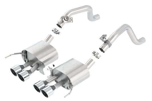Borla Axle-Back Exhaust System - ATAK | 2014-2019 Chevrolet Corvette 6.2L (11863)
