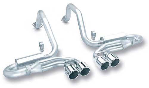 Borla Axle-back S-Type Exhaust | 1997-2004 Chevrolet Corvette Base (BOR2 140038 / BOR2 140039)