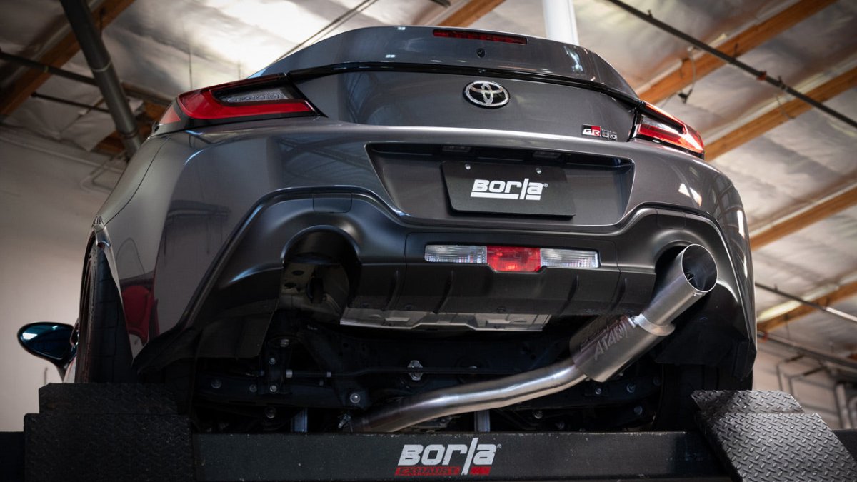 Borla 140912 ATAK Stainless Cat Back Exhaust System for 2022-25 BRZ / GR86 2.4L