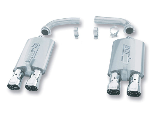 Borla Axle-Back Exhaust System - S-Type | 1984-1991 Chevrolet Corvette 5.7L (11376)