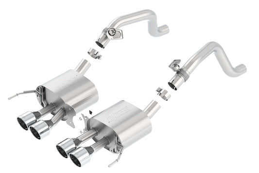 Borla Axle-Back Exhaust System - S-Type | 2014-2019 Chevrolet Corvette 6.2L (11862)