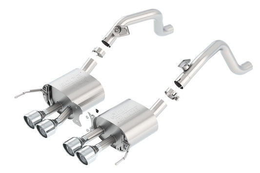 Borla Axle-Back Exhaust System - ATAK | 2014-2019 Chevrolet Corvette 6.2L (11881)