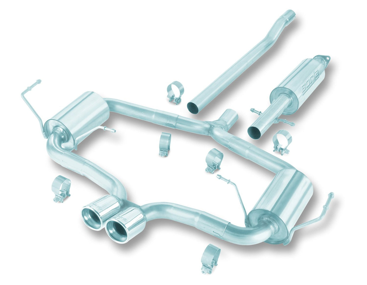 Borla Cat-Back Exhaust System - S-Type | 2004-2013 Mini Cooper S 1.6L (140119)