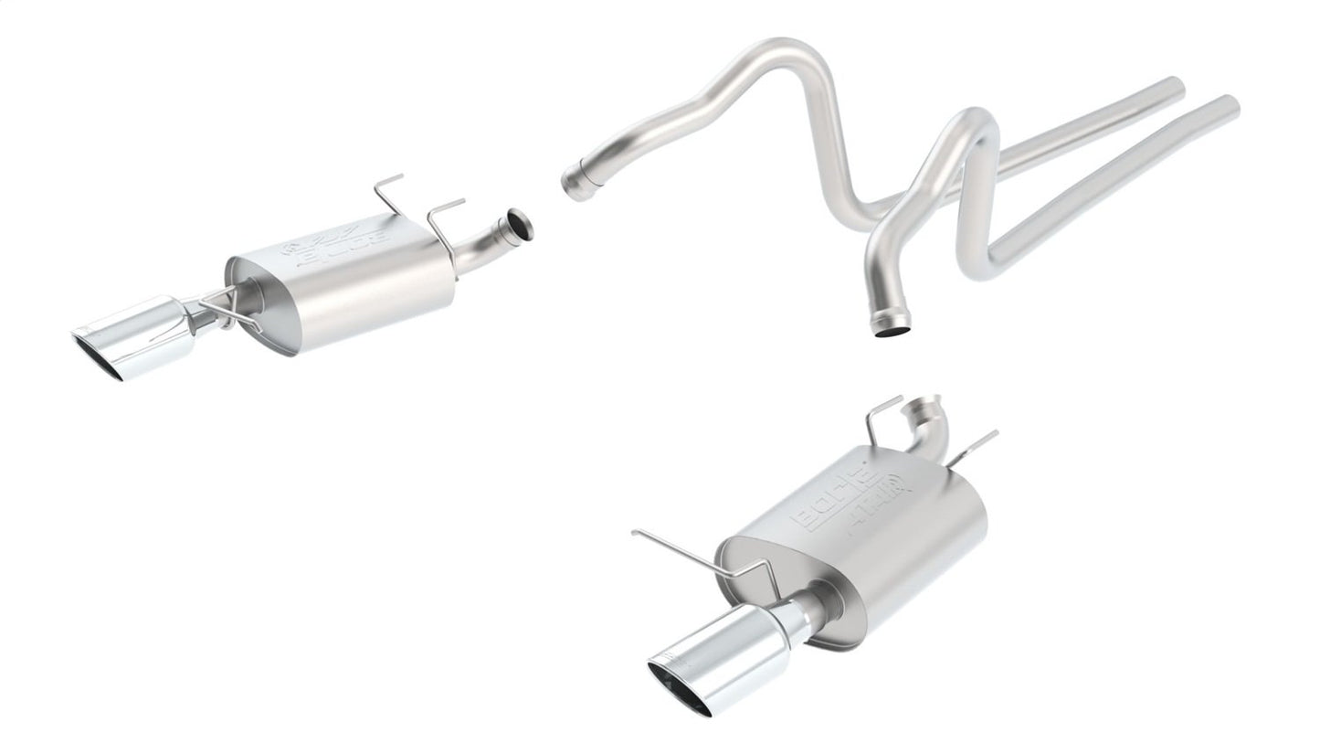 Borla Cat-Back Exhaust System - ATAK | 2011-2014 Ford Mustang 3.7L (140398)