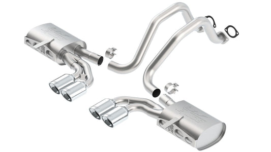 Borla Cat-Back Exhaust System - ATAK | 1997-2004 Chevrolet Corvette 5.7L (140428)