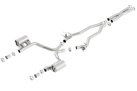 Borla Cat-Back Exhaust System - ATAK | 2015-2020 Dodge Challenger 6.4L (140641)