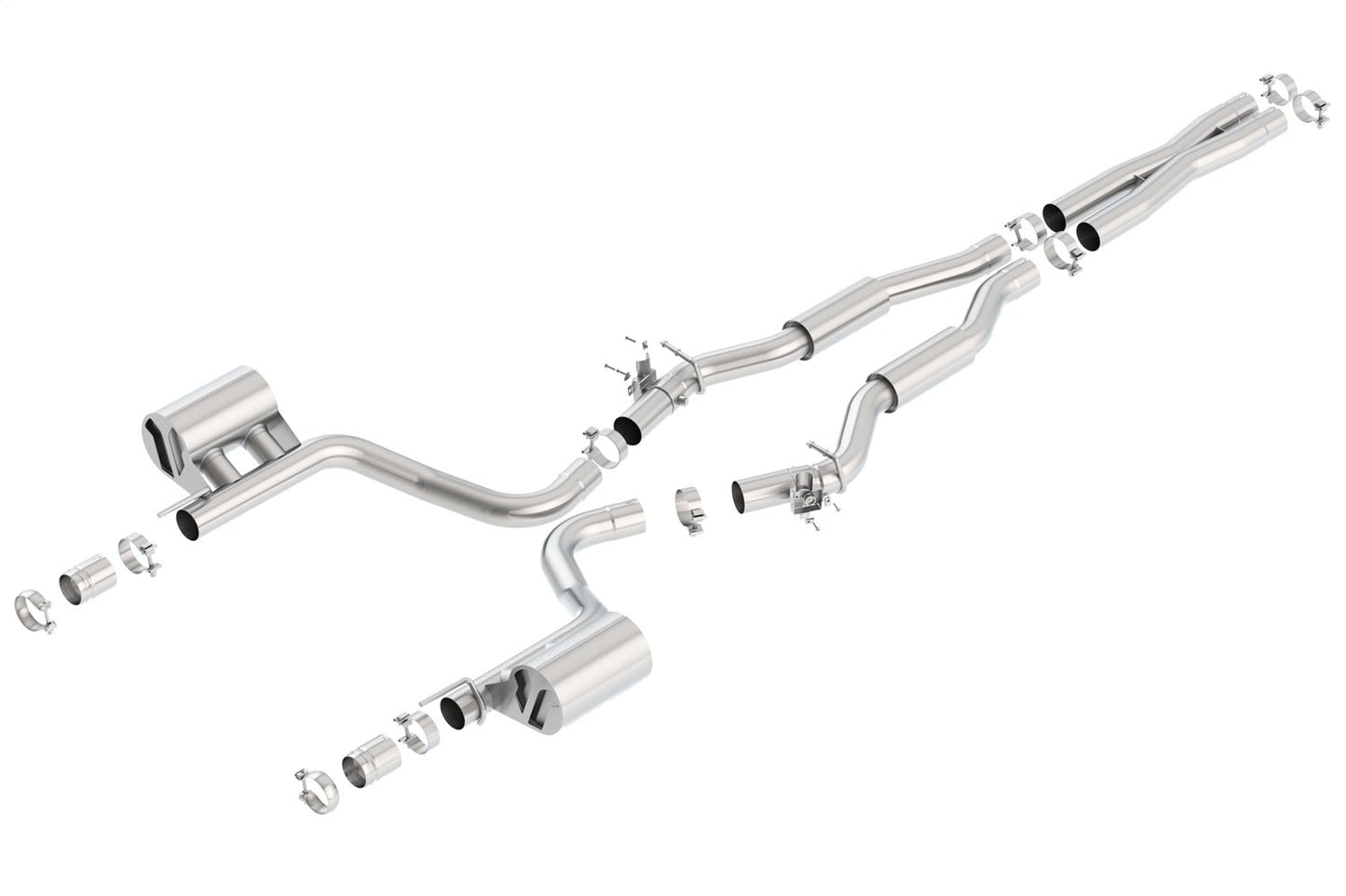 Borla Cat-Back Exhaust System - S-Type | 2015-2020 Dodge Challenger 6.2L (140642)