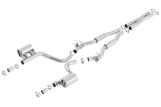 Borla Cat-Back Exhaust System - S-Type | 2015-2020 Dodge Challenger 6.2L (140642)