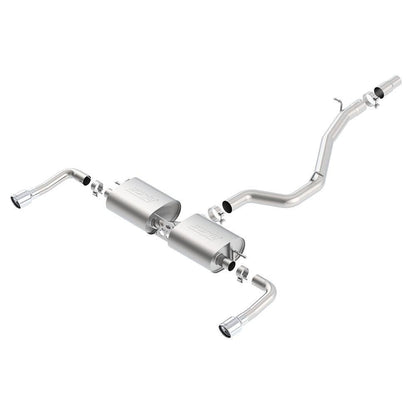 Borla S-Type Cat-Back Exhaust | 2014-2019 Audi 8V A3 Quattro 2.0T (140682)