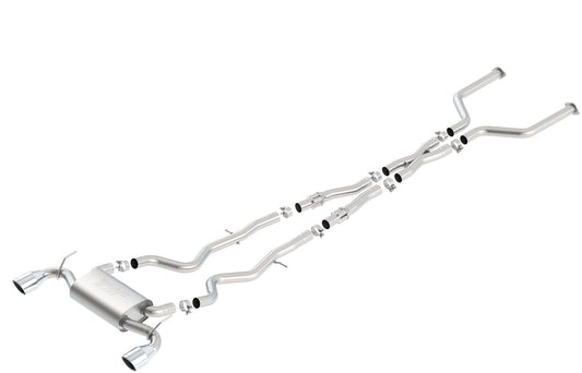 Borla Exhaust S-Type Series Cat-Back Exhaust System | 2017-2022 Infiniti Q60 VR30DETT (140703)