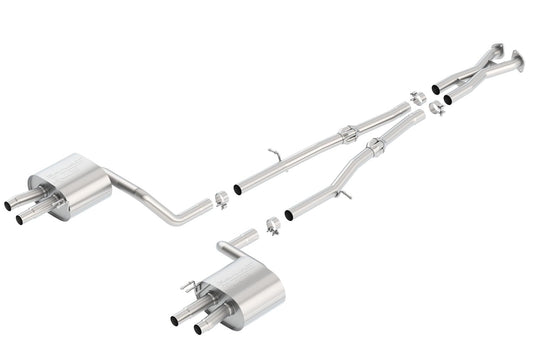 Borla Cat-Back Exhaust System - S-Type | 2018-2020 Kia Stinger 3.3L Turbocharged (140736)