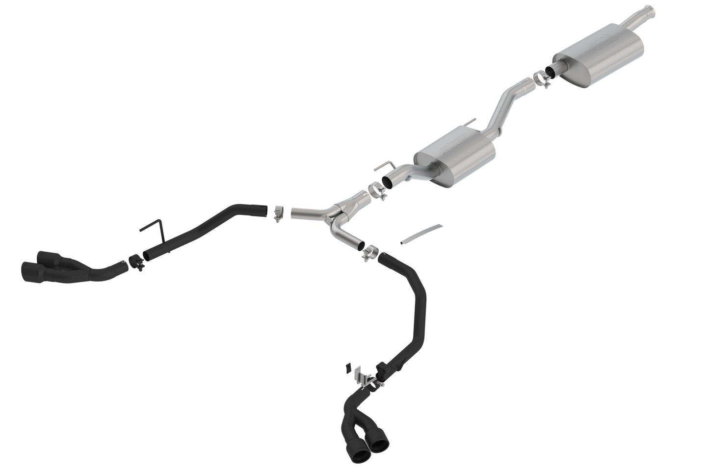 Borla Cat-Back Exhaust System - S-Type | 2020-2020 Jeep Gladiator 3.6L (140814CB)