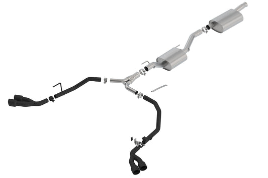 Borla Cat-Back Exhaust System - S-Type | 2020-2020 Jeep Gladiator 3.6L (140814CB)