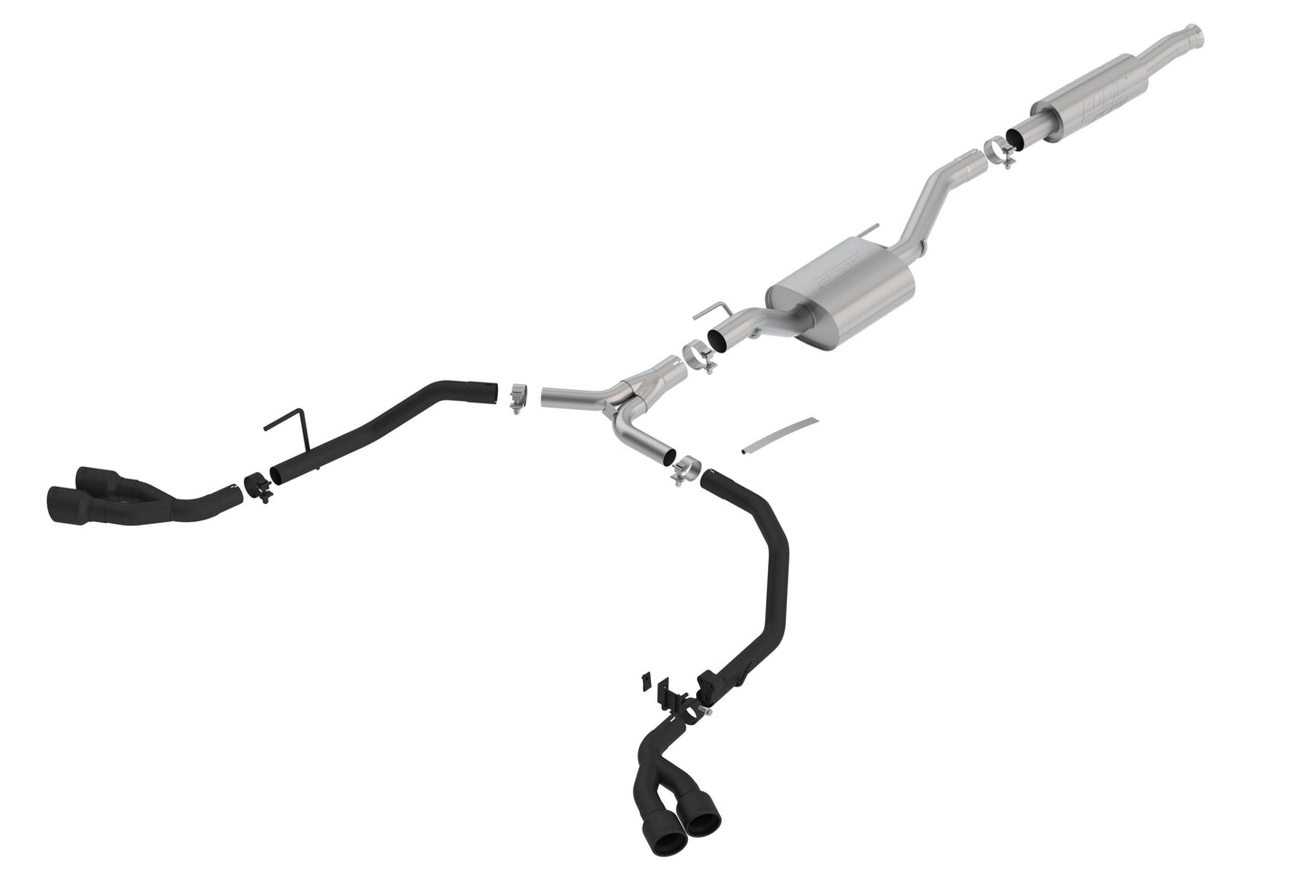 Borla Cat-Back Exhaust System - ATAK | 2020-2020 Jeep Gladiator 3.6L (140816CB)