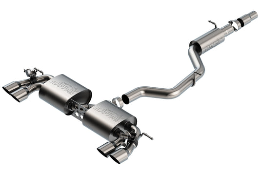 Borla Cat-Back Exhaust System - S-Type | 2018-2019 Volkswagen Golf R 2.0L (140831SB)