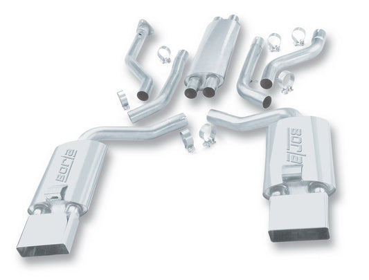 Borla Cat-Back Exhaust System - S-Type | 1992-1996 Chevrolet Corvette 5.7L (14385)