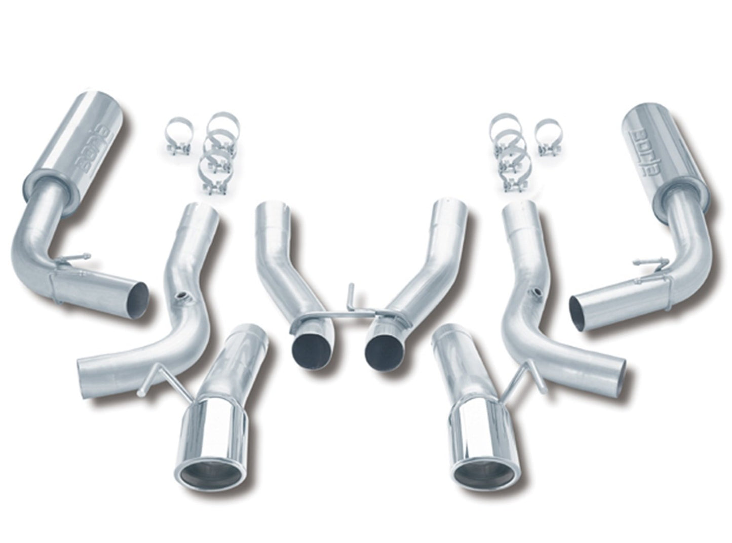 Borla Cat-Back Exhaust System - S-Type | 1996-2002 Dodge Viper 8.0L (14663)