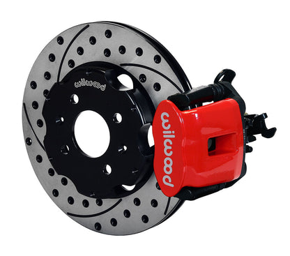 Wilwood Rear Parking Brake Caliper Brake Kit - 2.39" Axle Offset - 11" Rotors | 92-95 Civic / 93-97 Del Sol / 90-01 Integra (140-10206)