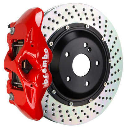 Brembo GT Monobloc 4-Piston 345mm Front Drilled Big Brake Kit | 2017-2021 Honda Civic Si/Type-R (1S1.8005A)